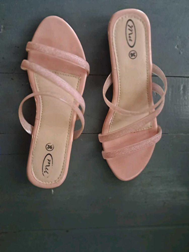 Pink Flats Sandals
