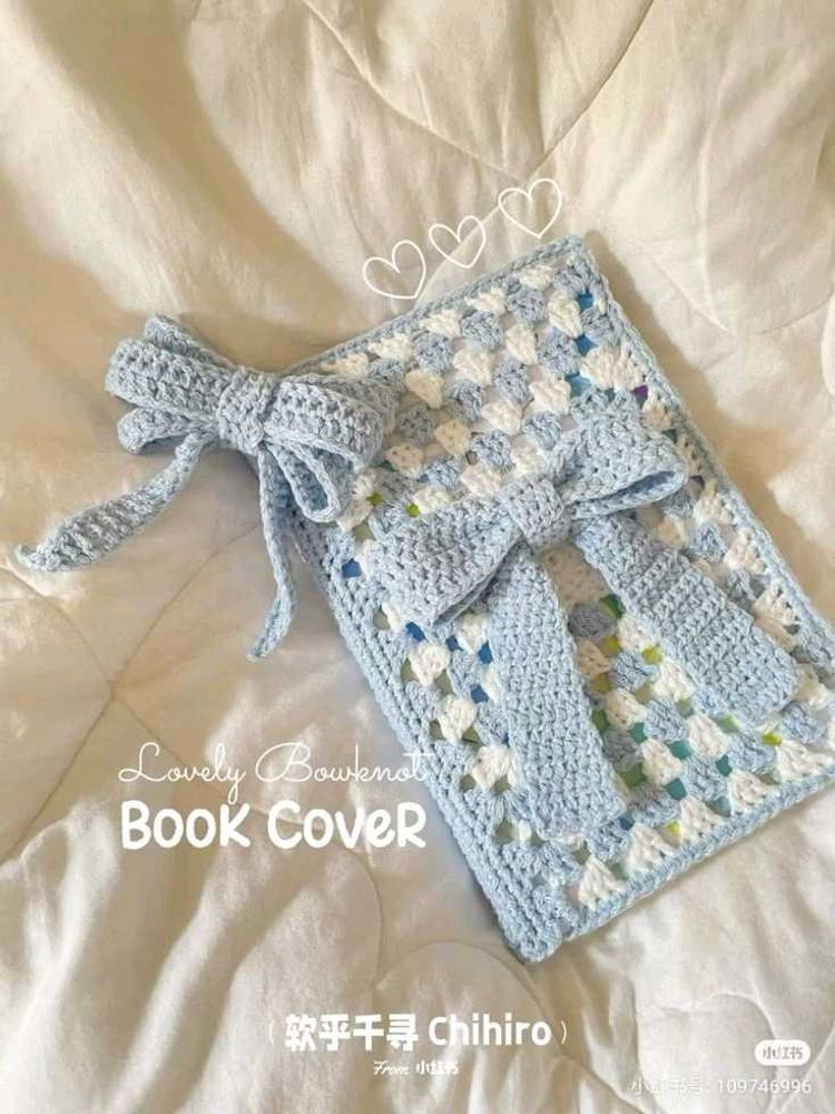 Crochet Bowknot Book Cover