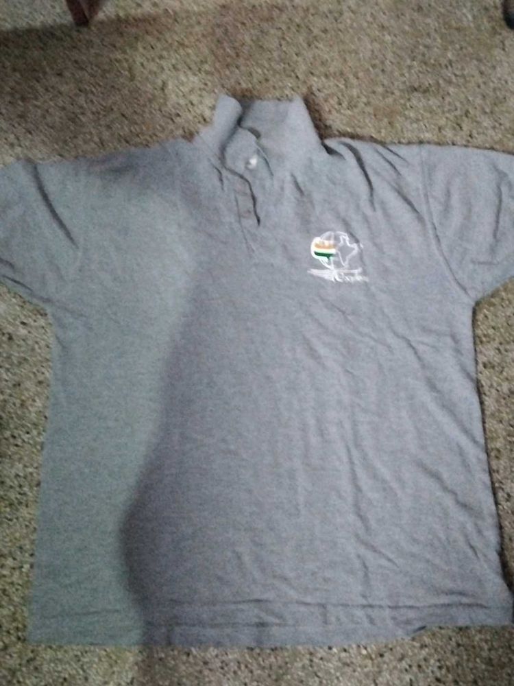 Gray Polo T-Shirt