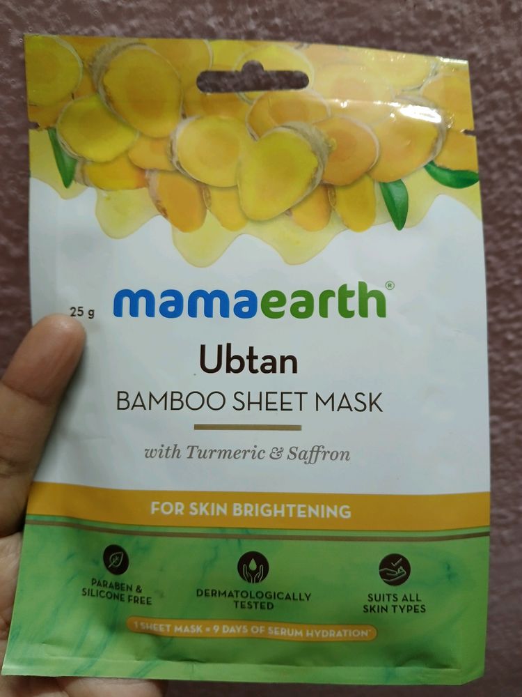 Mamaearth Ubtan Sheet Mask