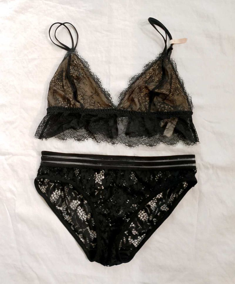 Branded Black Bikini Set.