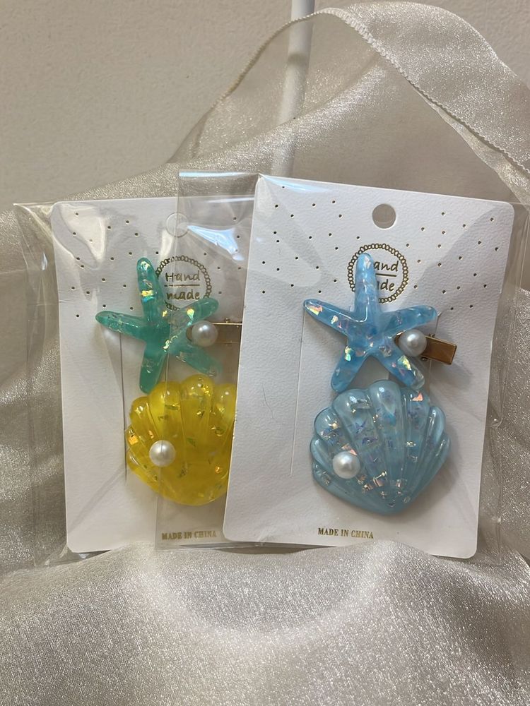 Summer Mermaid Pin - Set Of 2