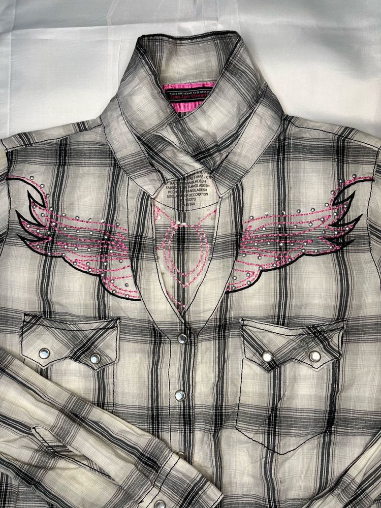 Plaid Western Shirt
