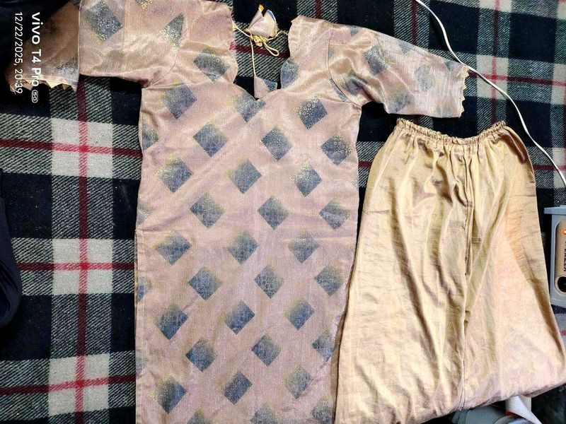 Beautiful designer samosa neck design kurta plazo