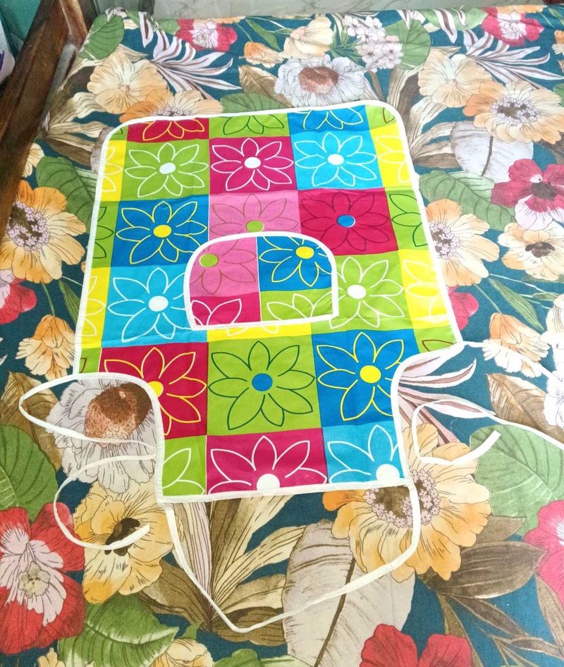 Colorful Floral  Apron