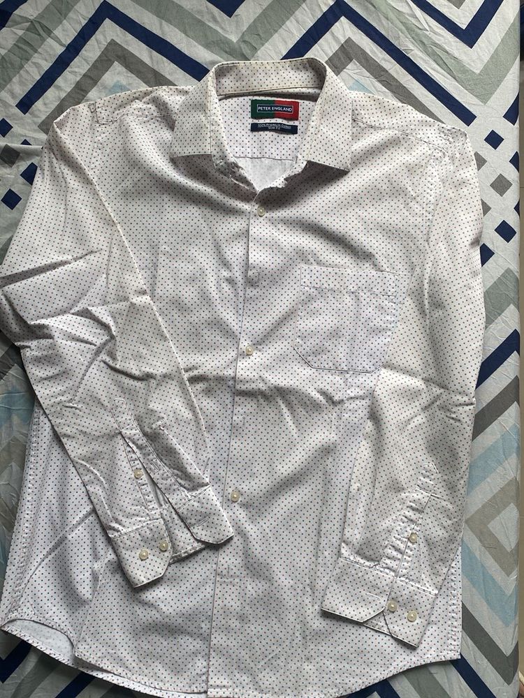 Peter England Patterned Dress Shirt