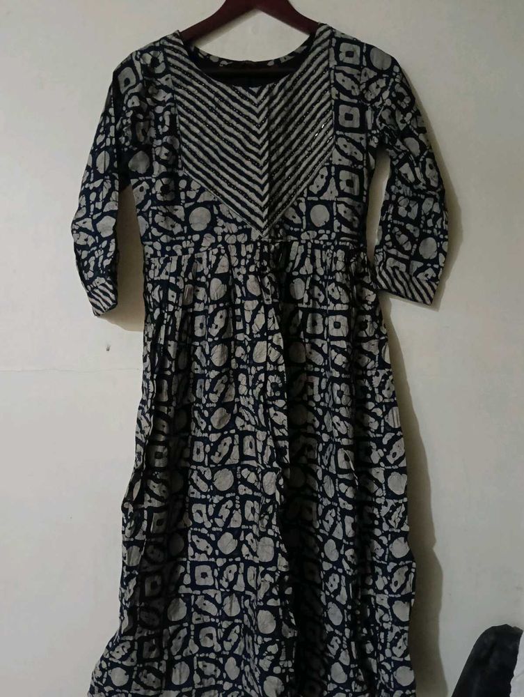 Stylish Printed Cotton Kurta