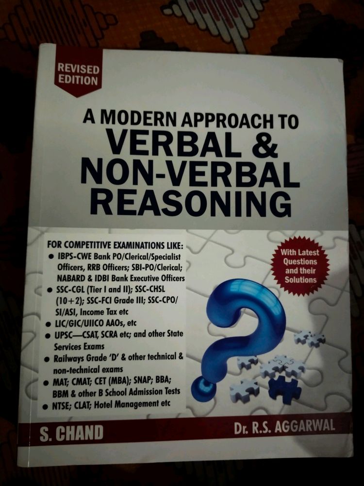 Reasoning Book , Rs Agrawal