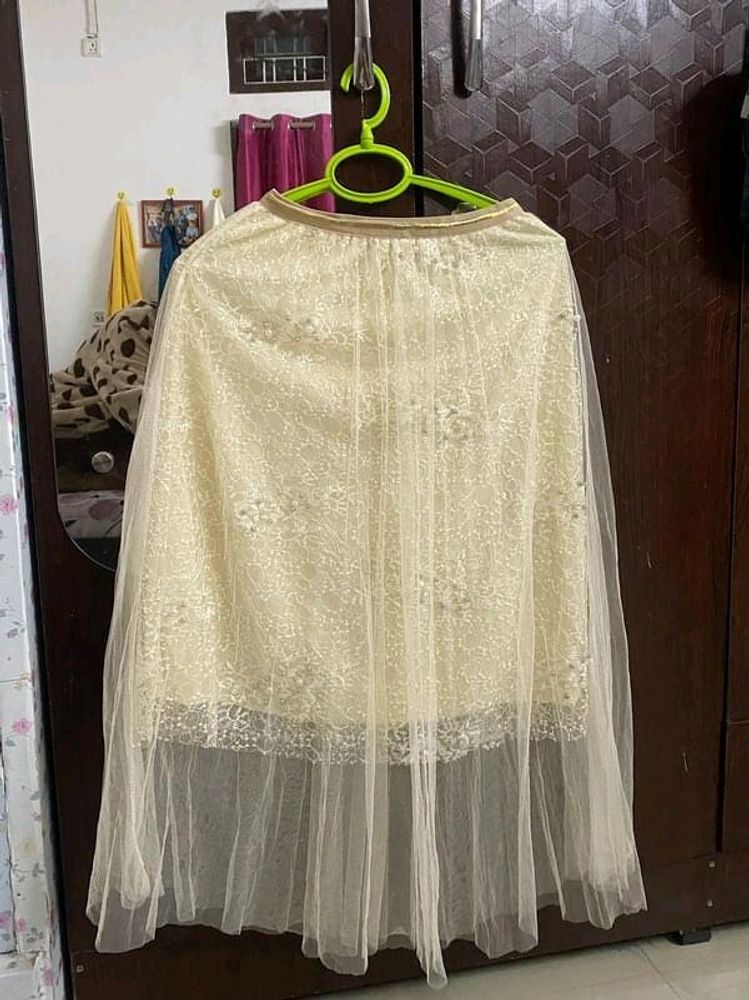 Net Midi Skirt