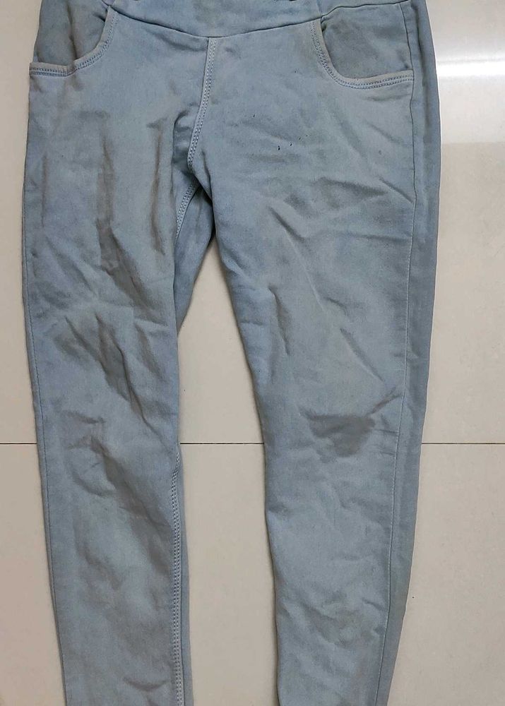 Blue Colour Skinny Jeans For Women