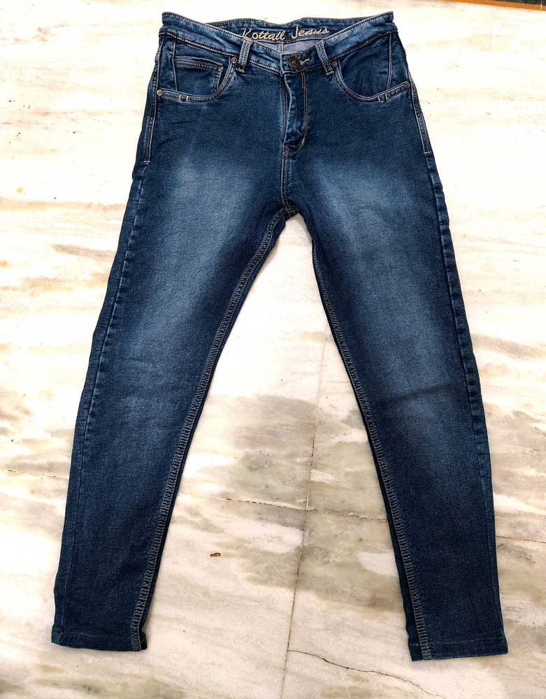 Dark Blue Denim Jeans