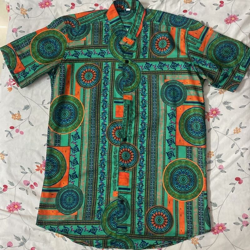 Retro Patterned Shirt