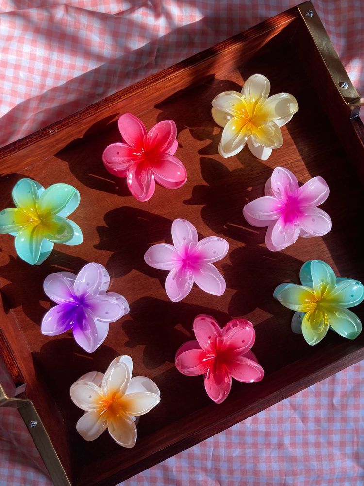 Pinteresty Flower Claw Clip