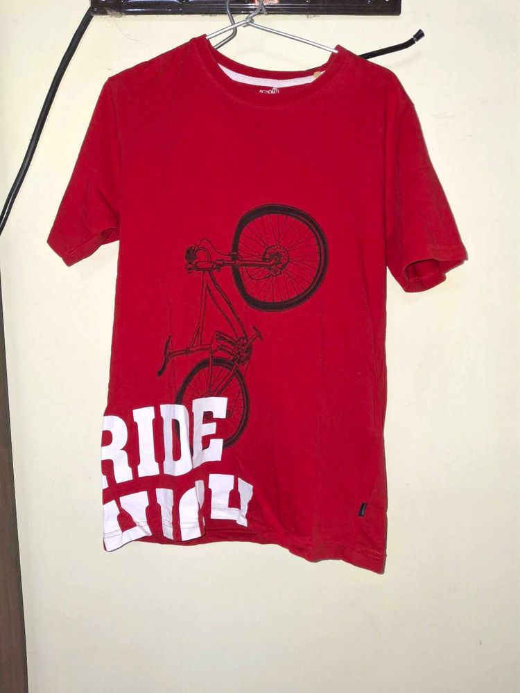Red Graphic Tee kids 13-14 year old