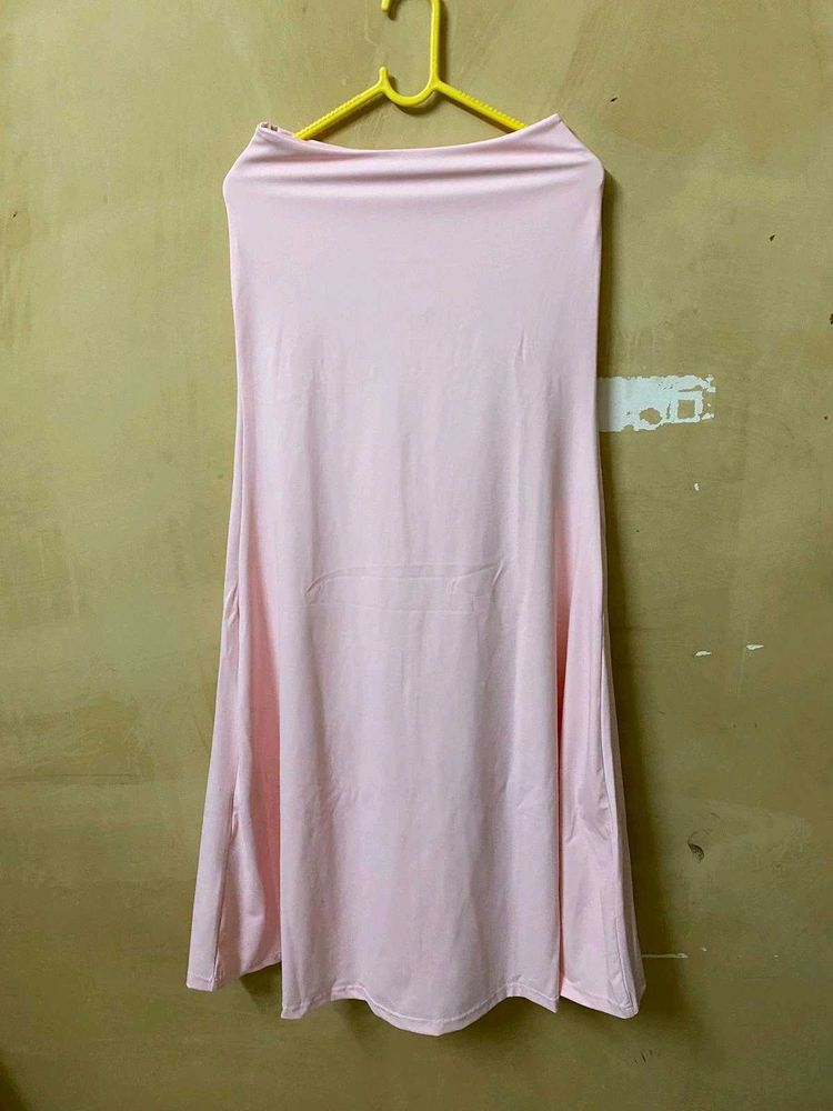 Pink Maxi Skirt