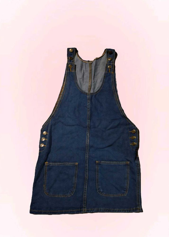 Chic Denim Overall Dress