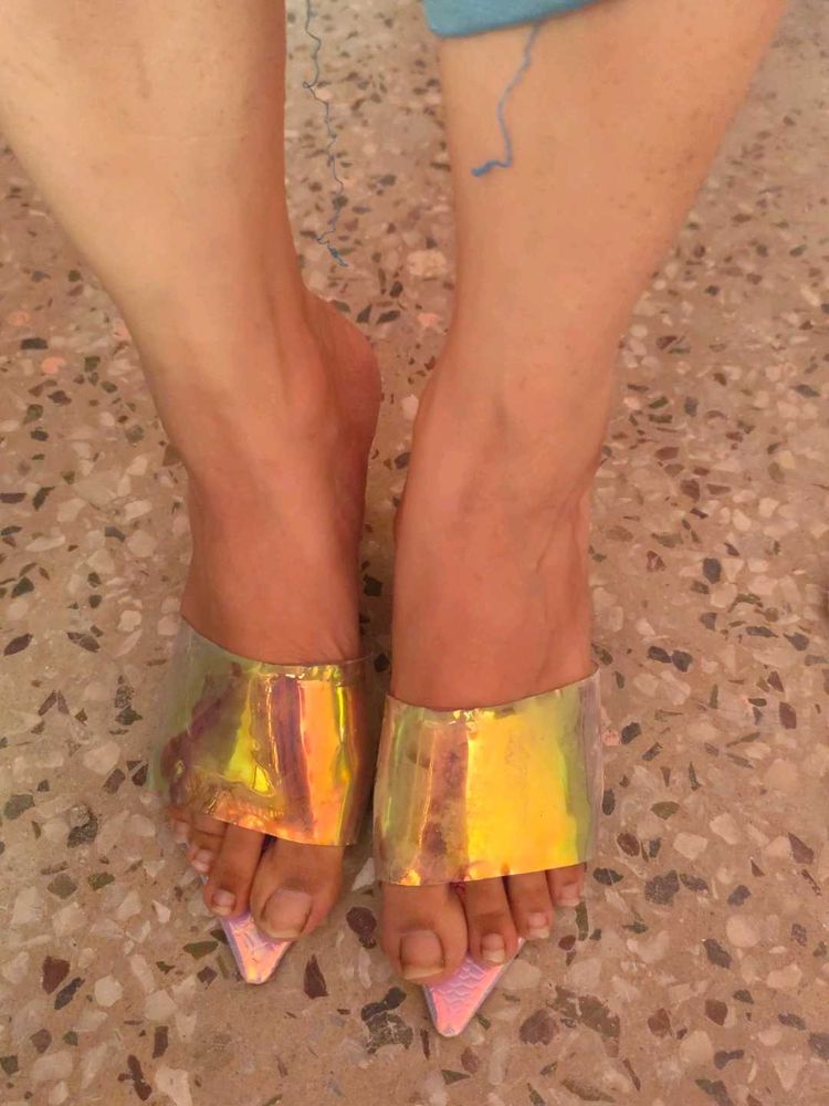 Iridescent Mules