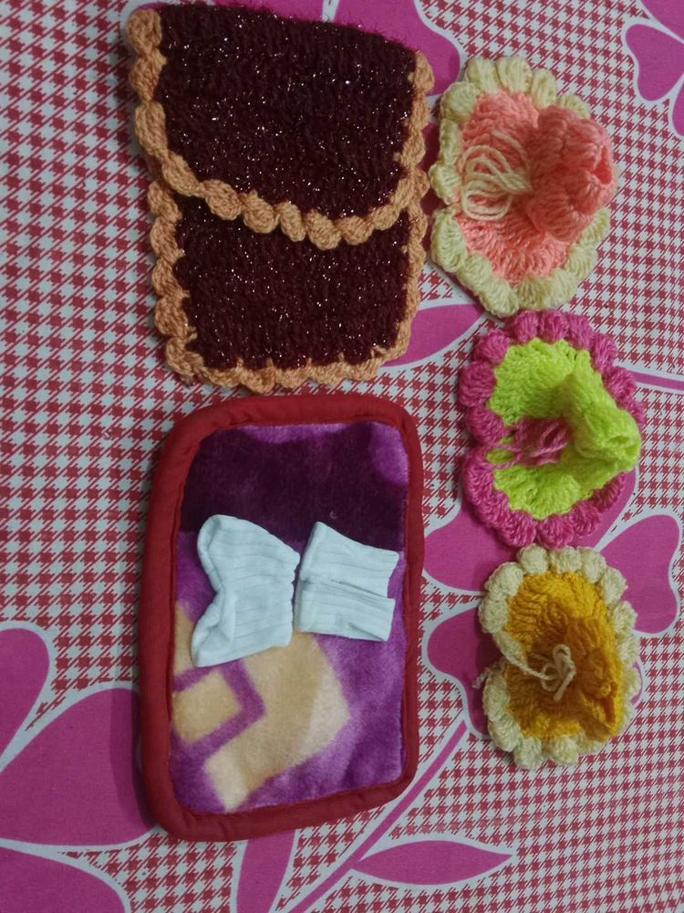 Thaakur Ji Woolen Dress Combo Of 4