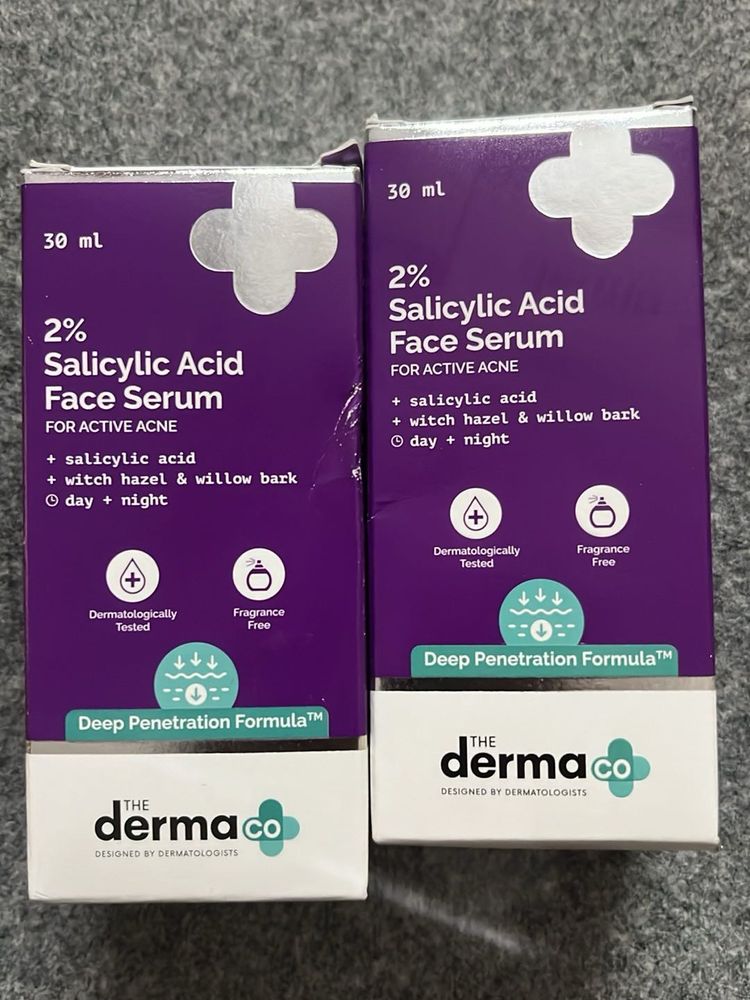 The Derma Co 2% Salicylic Acid Face Serum Pack 2