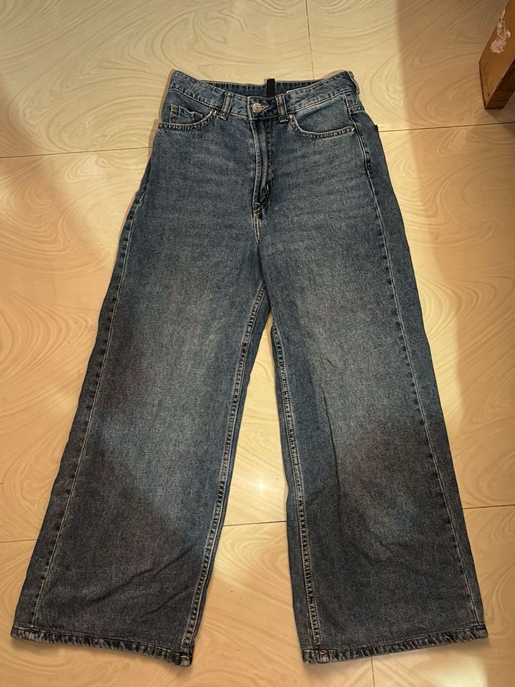 H&amp;M Wide Leg Jeans
