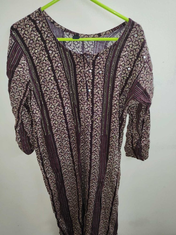 Elegant Printed Kurta