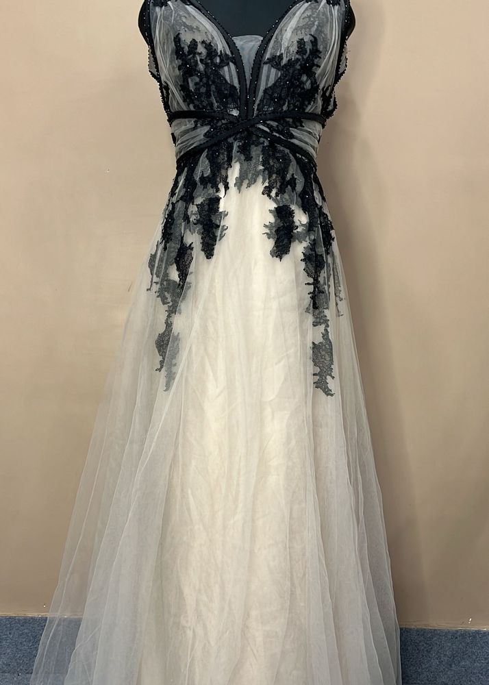 Black Lace Gown