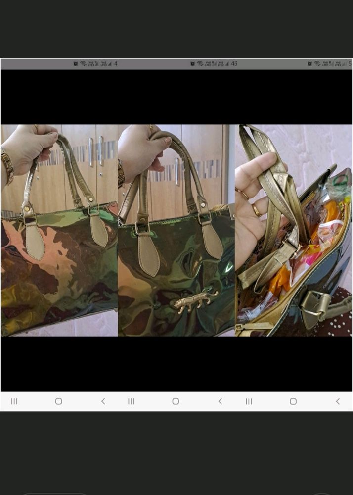 It&#39;s A Glassy Mirror Image  Beautiful  Handbag