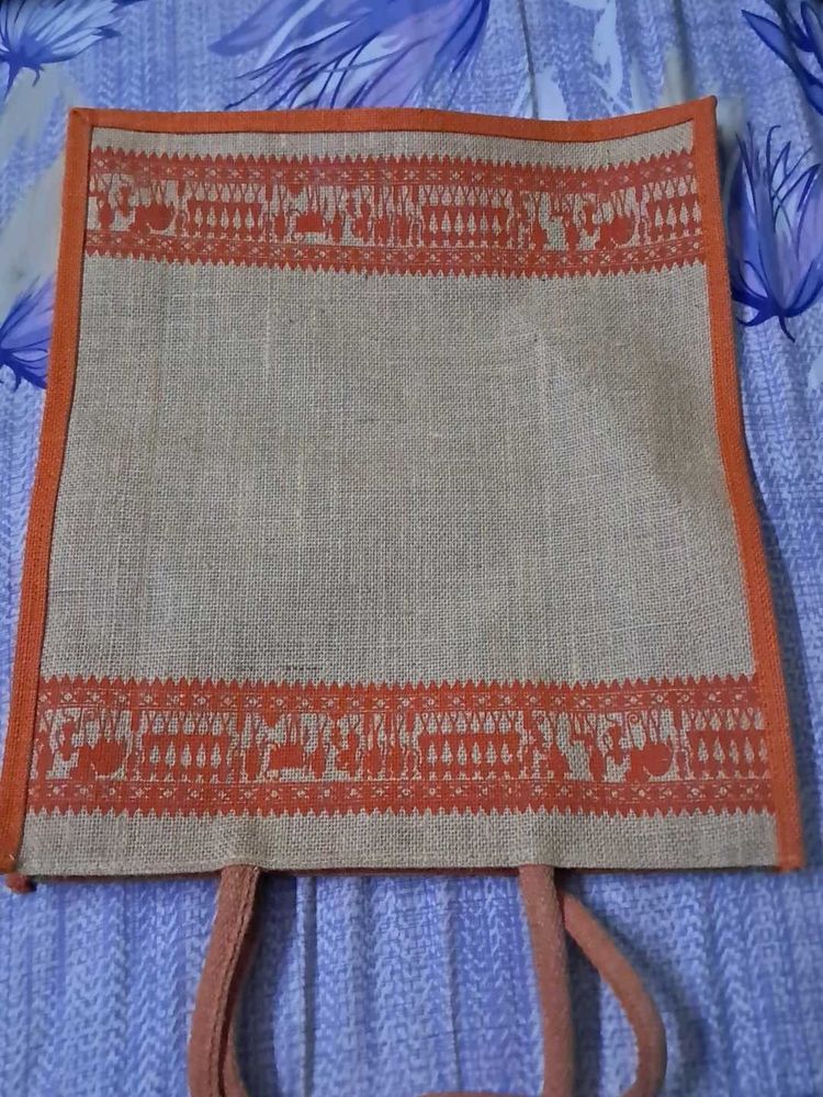 Jute Bag New With Zip