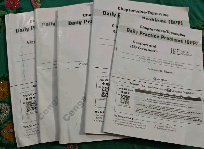 cengage ddps physics chemistry maths jee iit