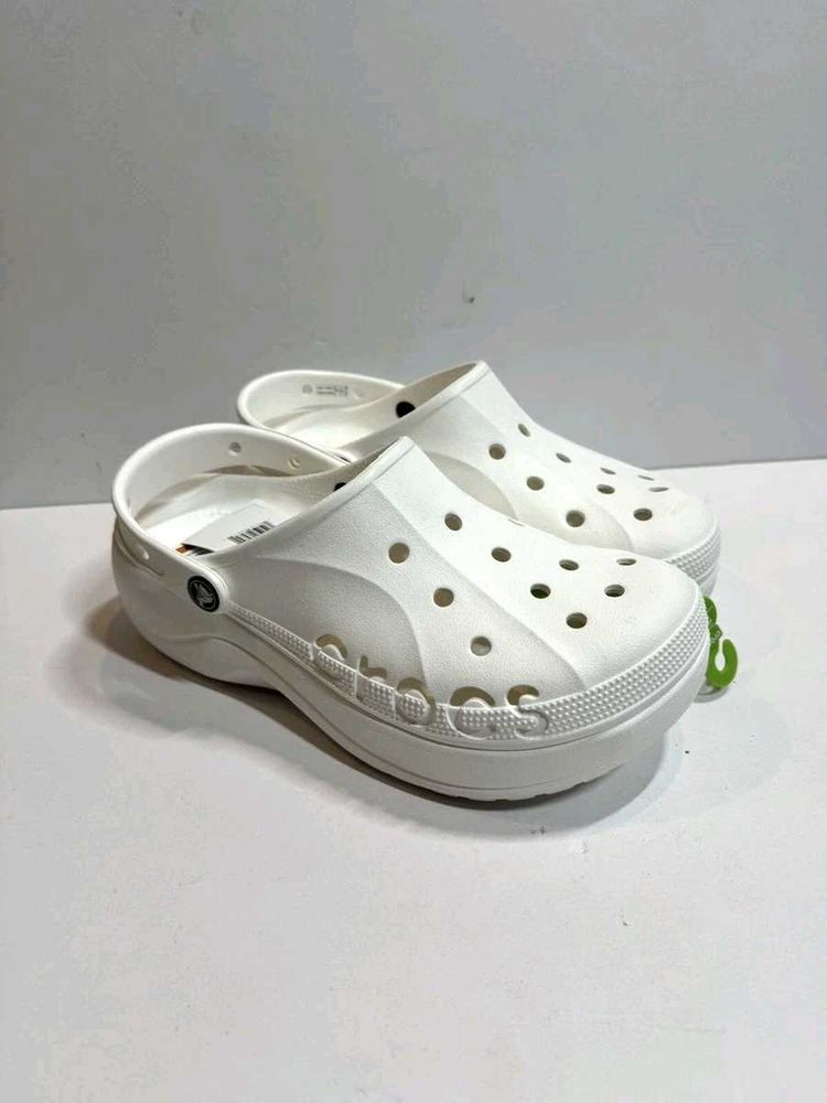 White Platform Crocs (Sizes Available)