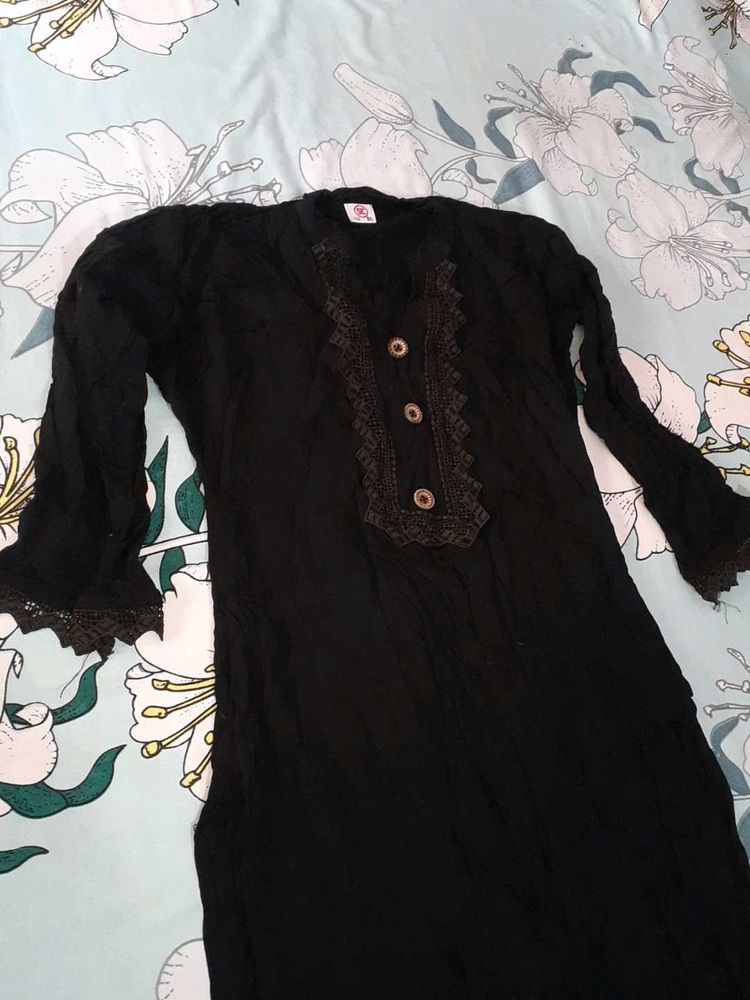 Black Kurta