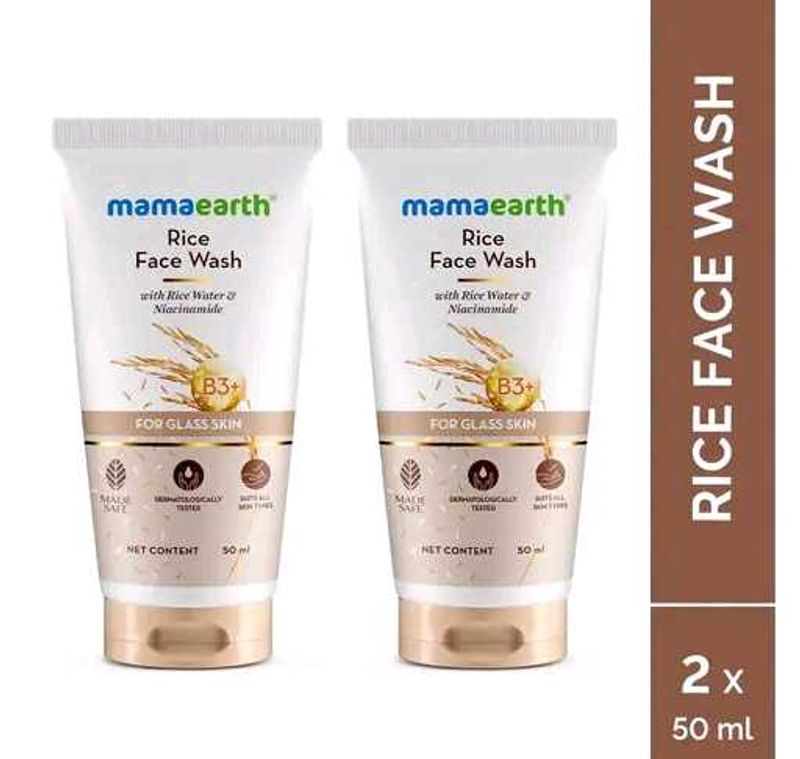 Mamaearth Rice Face Wash (2x)