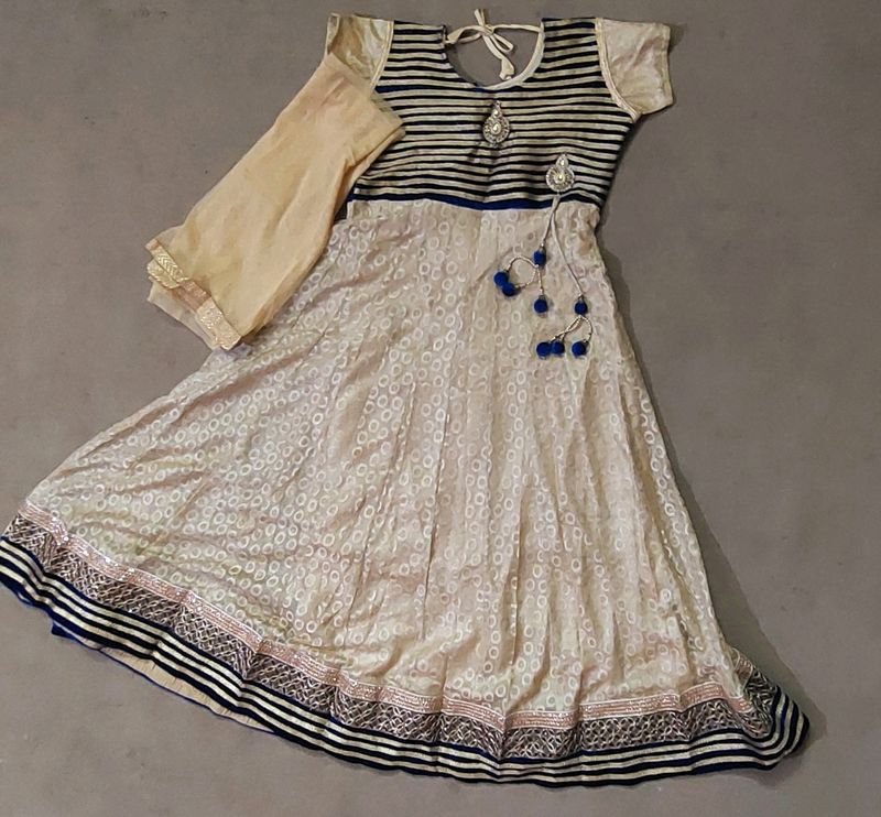 Party Wear Long Kurta With Dupatta