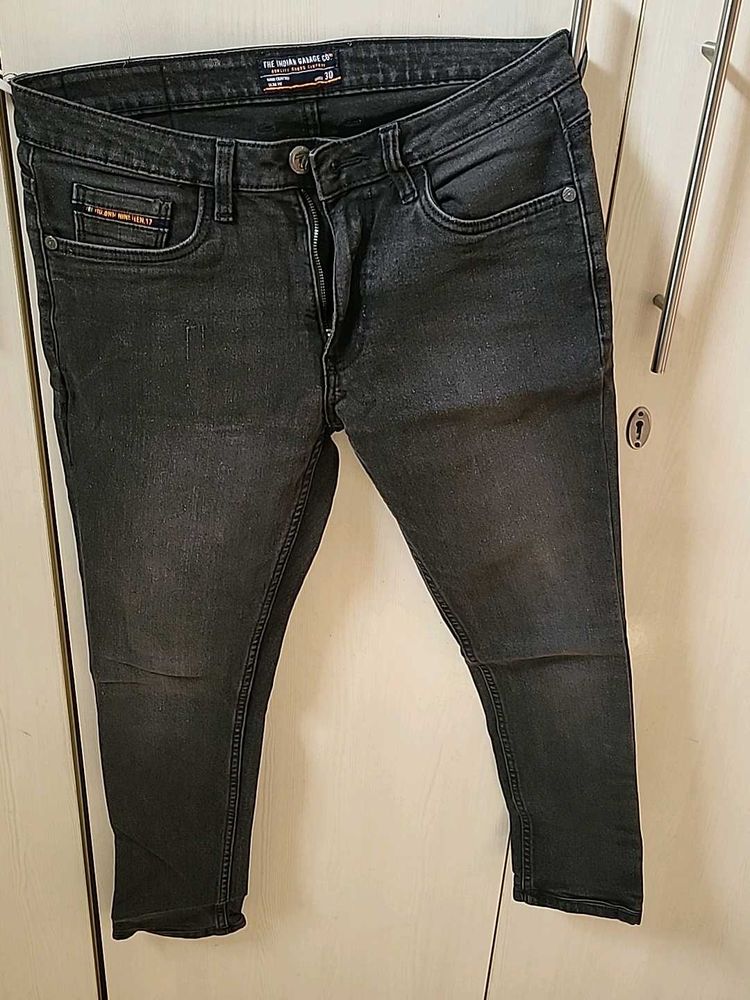 Charcoal Black Denim Jeans