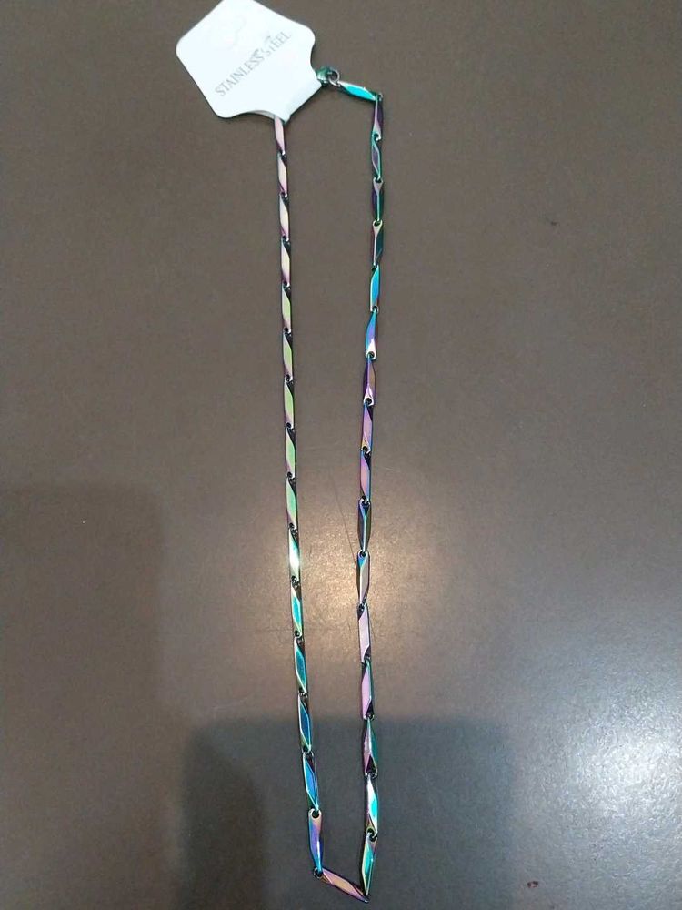 Iridescent Stainless Steel Chain