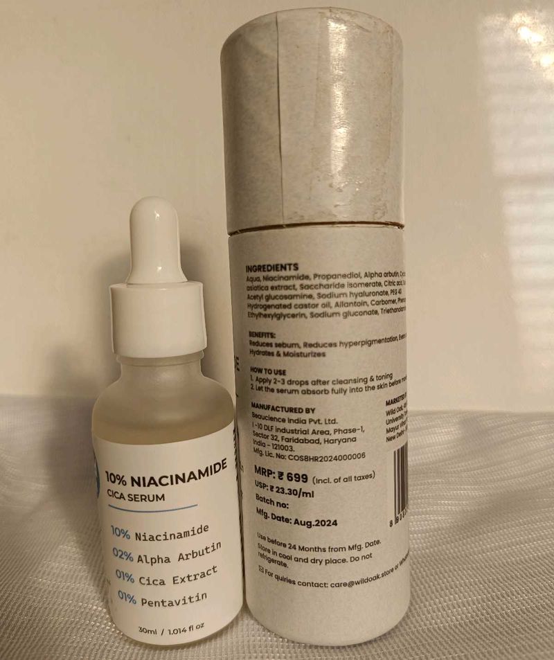 Wild Oak 10% Niacinamide Cica Serum