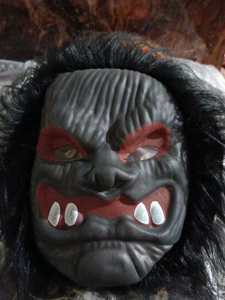 Monster Mask with Hair