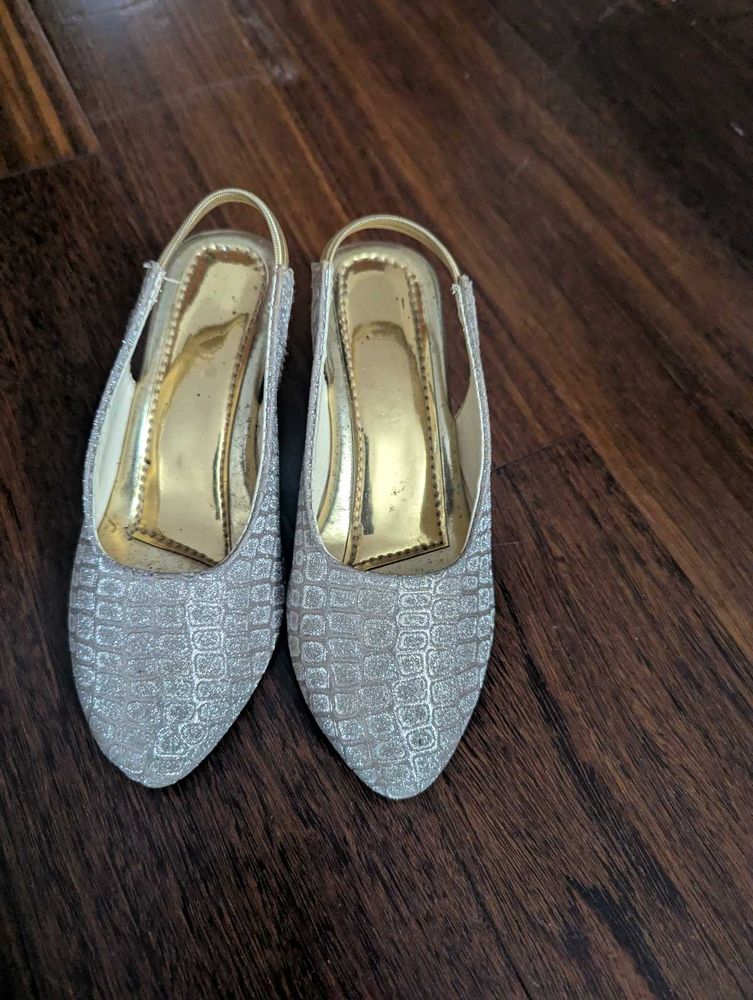 Silver Sparkly Heels