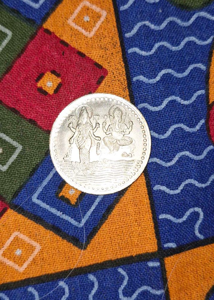 Lakshmi Ganesh Silver Coin