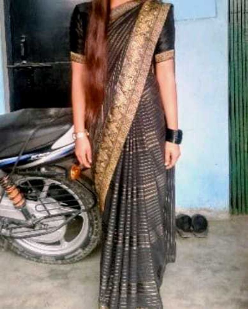 Elegant Black Saree