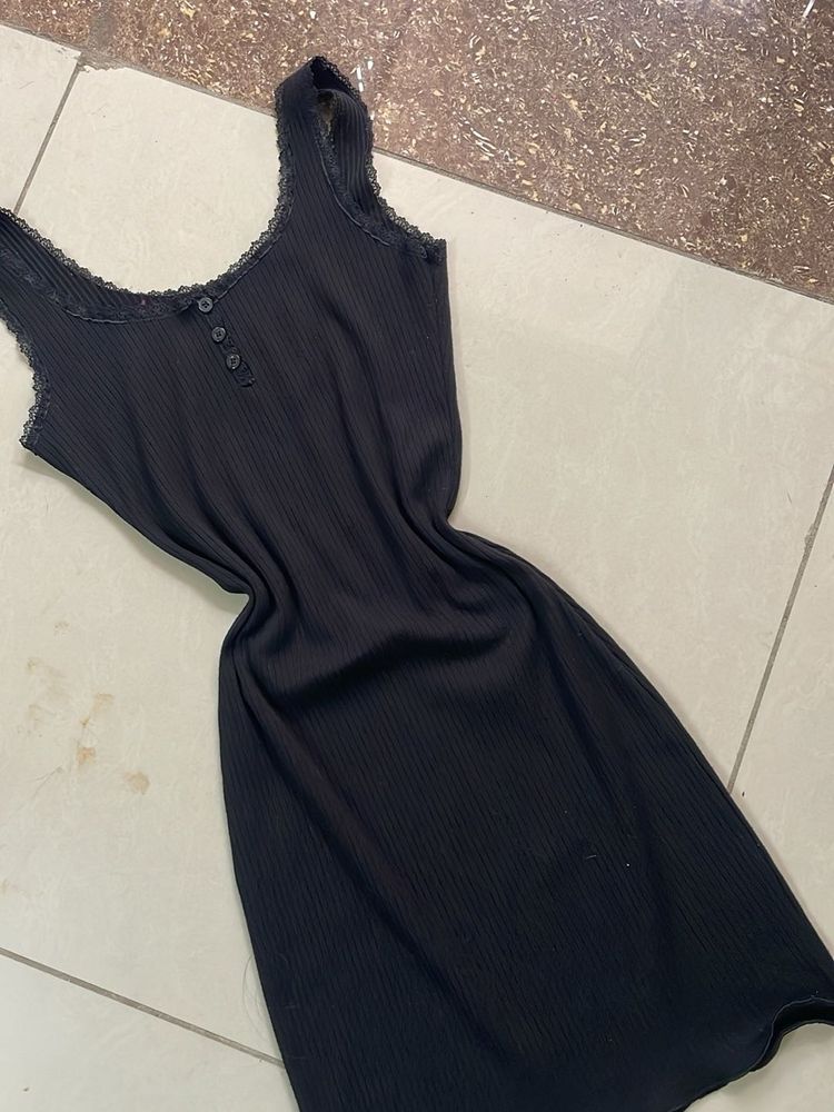 Black Body Con Dress