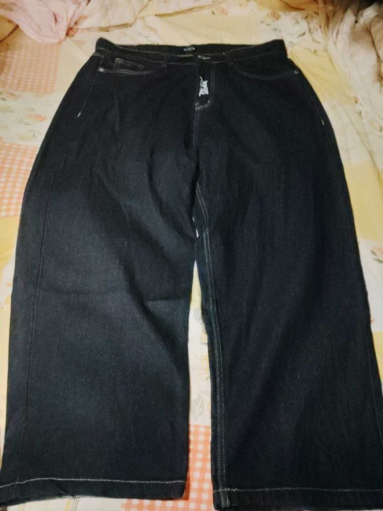 Dark Wash Wide Leg Jeans