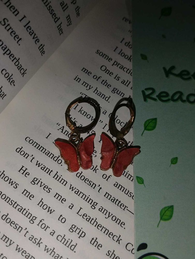 Butterfly Drop Earrings