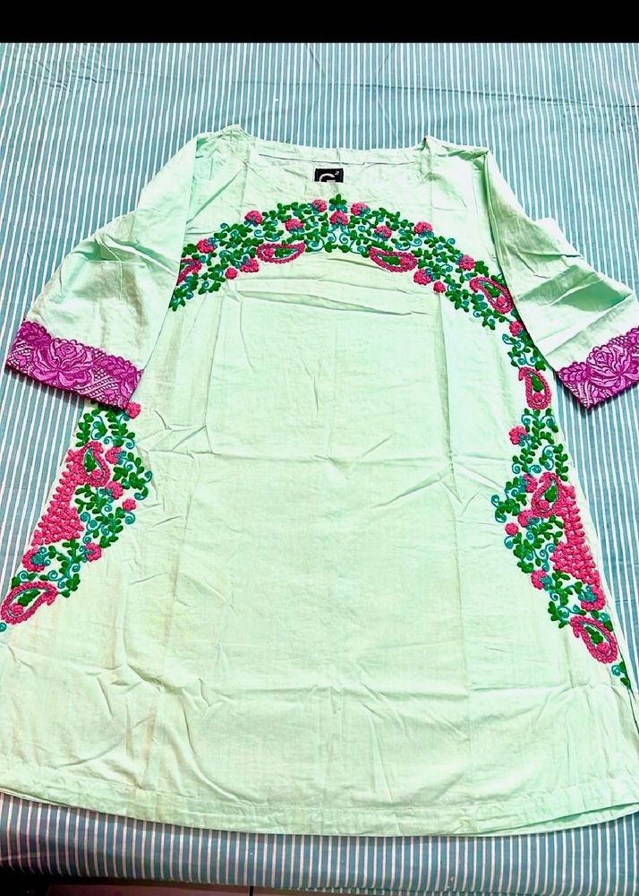 Beautiful embroidery kurti