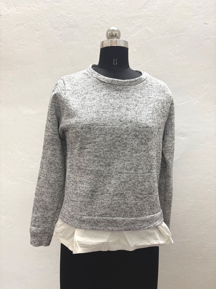 Grey light weight sweater