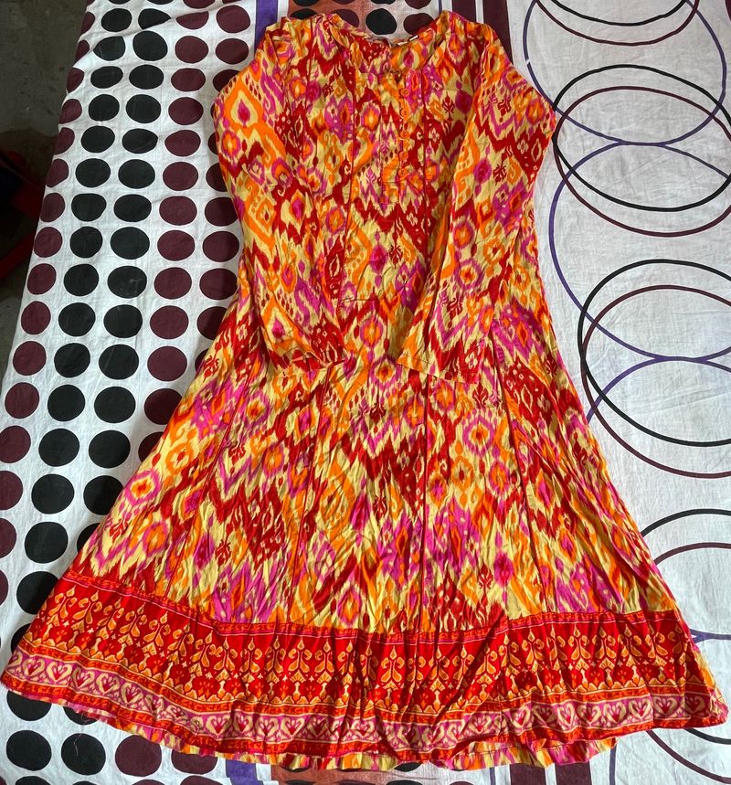 Red Orange Kurti