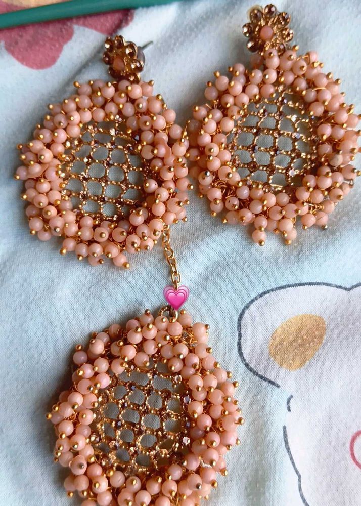 Earrings &amp; Maang Tikka Set