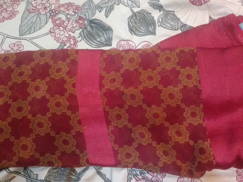 Maroon Brasso Saree