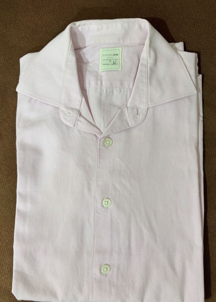 Light Pink Button-Down Shirt