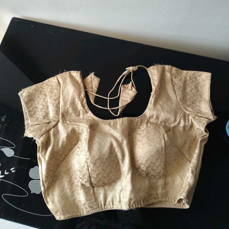 Elegant Gold Blouse